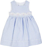 Thumbnail for your product : Luli & Me Striped Lace-Trim Sleeveless Dress, Size 12-24 Months