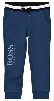 BOSS Petrol Blue Branded Track Pants