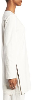 Eileen Fisher Women's Silk V-Neck Long Jacket