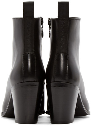 Acne Studios Black Loma Ankle Boots