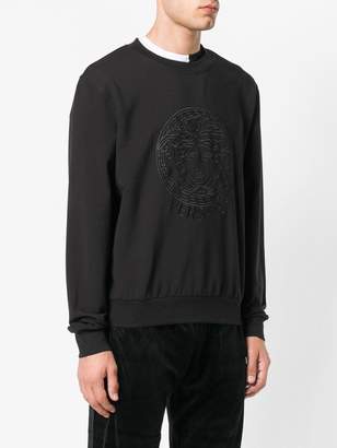 Versace front logo sweatshirt