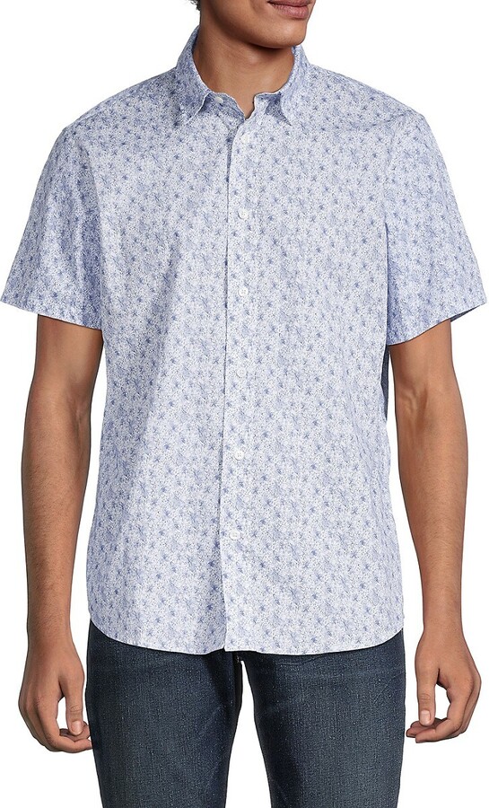 Slate & Stone Floral Short Sleeve Shirt - ShopStyle