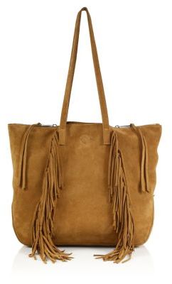 Linea Pelle Stevie Fringed Suede Tote