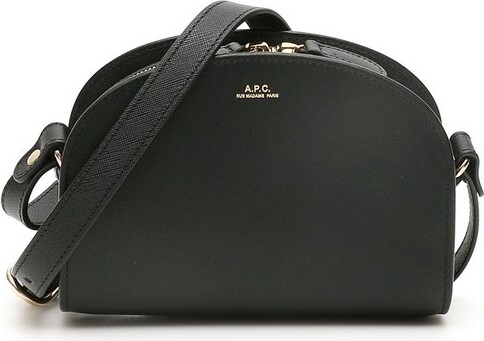 A.P.C. Demi-lune Mini Bag in Black