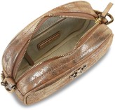 Thumbnail for your product : Tory Burch Small Kira Chevron Metallic Leather Camera Bag