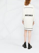 Thumbnail for your product : Karl Lagerfeld Paris V-neck two-tone cardigan