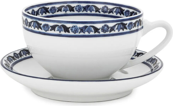 Dolce & Gabbana Mediterraneo-trim expresso cups (set of two)