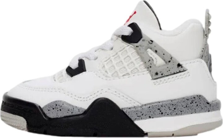 Nike Jordan 4 Retro OG Summit White / Fire Red IB4387-100 Toddler