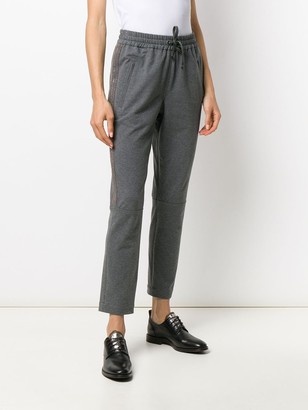 Brunello Cucinelli Cropped Track Pants