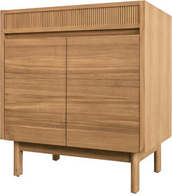 Avanity Kayla 30 In. Single Sink Bathroom Vanity In Natural Teak