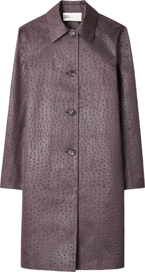 Tory Burch Textured Car Coat
