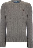 Thumbnail for your product : Polo Ralph Lauren Men's Classic cable knit crew neck jumper