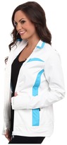 Thumbnail for your product : Roper White Softshell Jacket w/ Pieced Turquoise