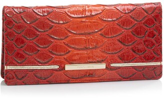 Brahmin Ady Croc Embossed Leather Wallet
