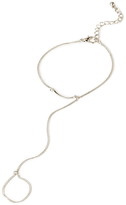 Thumbnail for your product : Forever 21 Curved Charm Hand Chain