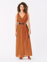 Thumbnail for your product : Diane von Furstenberg Grace Cotton Maxi Beach Wrap Dress