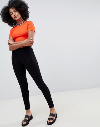 New Look jegging with high waist in black