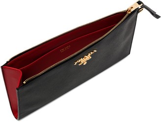 Prada Saffiano leather pouch
