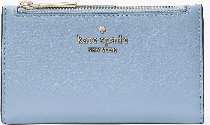 Kate Spade Pool Float Medium L-Zip Cardholder Wallet Poolside Blue