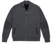 Thumbnail for your product : The Kooples Ribbed Zip Up Sweater
