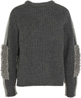 Thumbnail for your product : Toga Contrast-knit wool-blend sweater