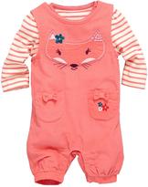 Thumbnail for your product : Ladybird Baby Girls Cord Dungarees Set