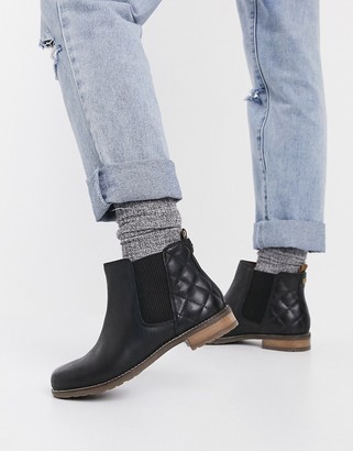 Barbour low boots in black