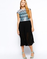 Thumbnail for your product : Traffic People Lace Embrace Pleat Dress