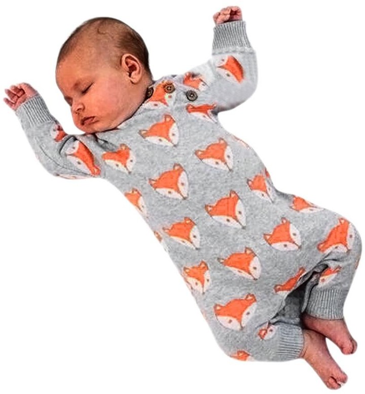 KaloryWee Baby Boys Girls Pyjamas Kids Toddlers Elephant Pjs Romper Jumpsuit UK Months