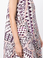 Thumbnail for your product : Pleats Please Issey Miyake Geometric-Print Plissé Dress