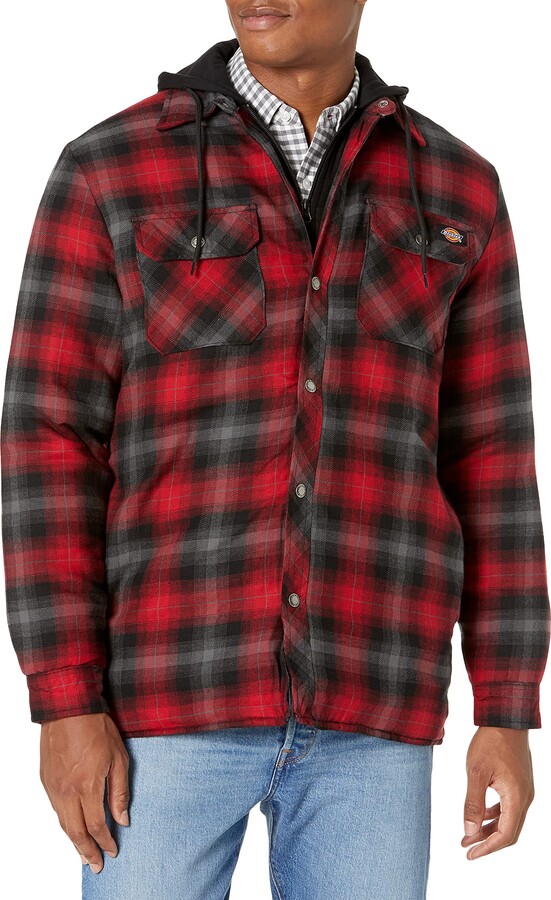 red flannel wool jacket