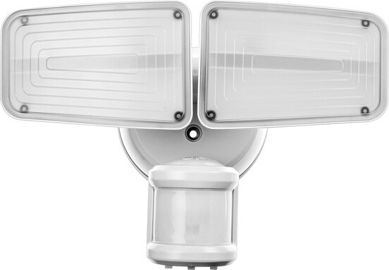 Home Zone Security HomeZoneSecurity®3000-LumenTwin-HeadHaloDual-BrightnessLEDSecurityFloodlight
