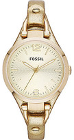 Thumbnail for your product : Fossil ES3414 Georgia gold-plated watch