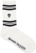 Thumbnail for your product : Alexander McQueen Sport Stripe Skull Socks