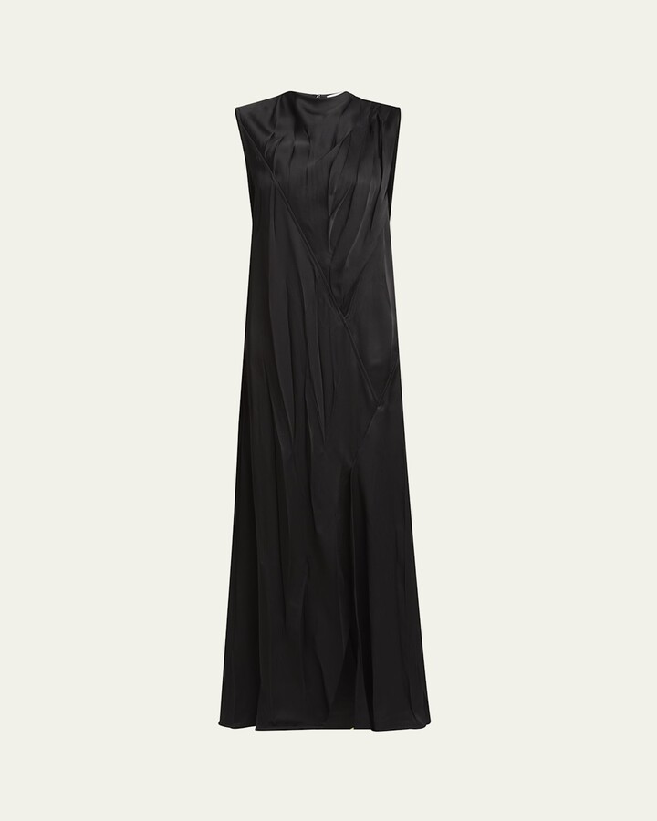 Jil Sander Column Spiral Cut Dress