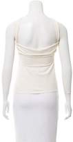 Thumbnail for your product : Valentino Sleeveless Ruched Top