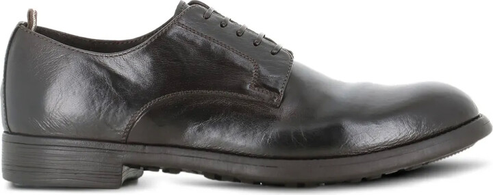 Officine Creative Leather Lace-Up Derby Shoes