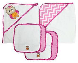 Neat Solutions ; Owl 2 Towels and 4 Washcloths Set