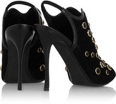 Thumbnail for your product : Nicholas Kirkwood Crystal-embellished suede sandals