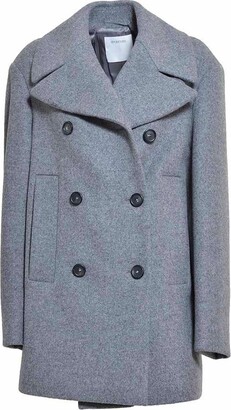 Sportmax Double-Breasted Coat
