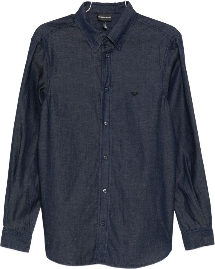 Emporio Armani Denim Cotton Shirt