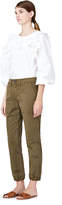 Thumbnail for your product : Rebecca Taylor La Vie Brushed Stretch Twill Jogger