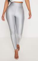 Thumbnail for your product : PrettyLittleThing Shape Chocolate Disco Slinky Leggings