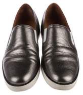 Thumbnail for your product : Bottega Veneta Leather Intrecciato Slip-On Sneakers