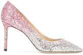 Thumbnail for your product : Jimmy Choo Romy 85 glitter gradient pumps