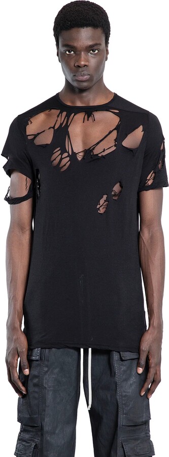 Rick Owens Hollywood Level T in Cotton Gauze Jersey