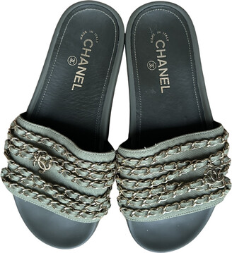 Chanel Dad Sandals cloth sandal - ShopStyle
