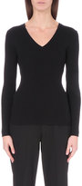 Thumbnail for your product : French Connection Bambino v-neck ribbed-knit jumper