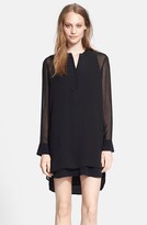 Thumbnail for your product : Vince Double Layer Shirttail Dress