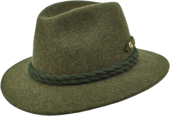 Cappelleria Melegari Melegari Faustmann Tyrolean Hat Loden Landhut |  Mountain Hat | Alpine Hat | Men Woman | Summer/Winter - Green - X-Large -  ShopStyle